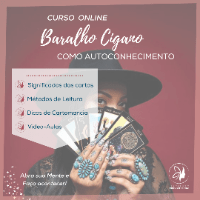 Imagem do produto Curso de Baralho Cigano ONLINE.