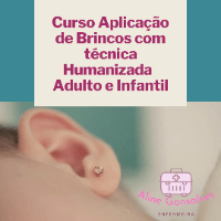Imagem do produto Curso Aplicação de Brincos com técnica Humanizada Adulto e Infantil