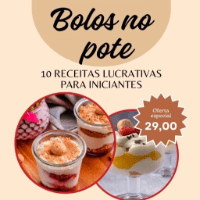 Imagem do curso RECEITAS DE BOLO NO POTE
