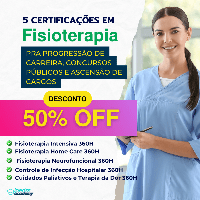 Imagem do produto Combo 5 Certificações Estratégicas para Fisioterapia [1.800 horas de certificação para progressão de carreira, pontuação em concursos e muito mais].