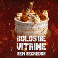 Imagem do produto CURSO COMPLETO BOLOS DE VITRINE DA PADARIA SEM SEGREDOS - NOVOS SABORES ADICIONADOS