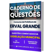 Imagem do produto Caderno de Questões da Legislação Municipal de ERVAL GRANDE