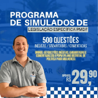 Imagem do curso Programa de Simulados - Legislação Aplicável à PMDF
