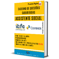 Imagem do produto CADERNO DE QUESTÕES GABARITADAS: ASSISTENTE SOCIAL, CORREIOS IBFC