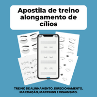 Imagem do produto Apostila de Treino Alongamento de Cílios