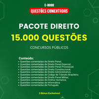 Imagem do produto Pacote Questões Comentadas.