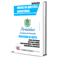 Imagem do produto MÓDULO DE QUESTÕES GABARITADAS: PROFESSOR DE ARTES, SEE PE 2022