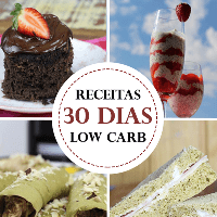 Imagem do curso Ebook 30 dias LOW CARB - Programação de 1 mês de receitas para Café, Almoço e Jantar
