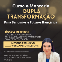 Imagem do produto MENTORIA Estratégica de Carreira + Curso gravado de Técnicas de Vendas e comunicação assertiva Presencial e Telefone - Para Bancários e Futuros Bancários