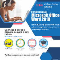 Imagem do produto Curso Completo de Office Word 2019 - Básico ao Avançado