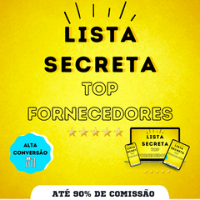 Imagem do produto LISTA SECRETA - TOP FORNECEDORES 3.0