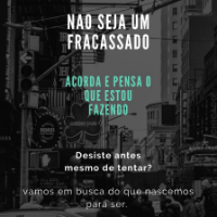 Imagem do produto Não seja um Fracassado. Vamos em busca do que nascemos para ser.