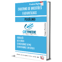 Imagem do produto CADERNO DE QUESTÕES GABARITADAS: PSICÓLOGO, CETREDE