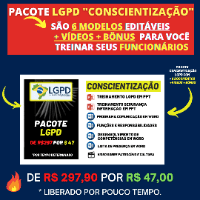 Imagem do curso PACOTE LGPD CONSCIENTIZAÇÃO