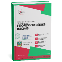Imagem do curso CADERNO DE QUESTÕES GABARITADAS PROFESSOR DE SÉRIES INICIAIS, INSTITUTO AOCP