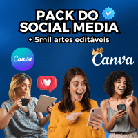 Imagem do produto Pack do Social Media + 5 mil artes editáveis