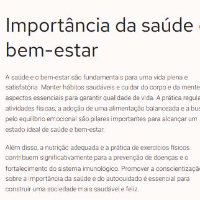 Imagem do produto SAÚDE E BEM - ESTAR INCLUINDO NUTRIÇÃO E FITNESS