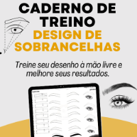 Imagem do produto Caderno de Treino Design de Sobrancelhas.