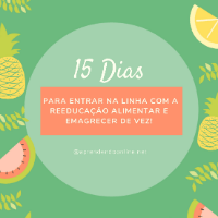 Imagem do curso 15 Dias para Entrar na Reeducação Alimentar