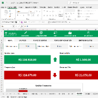 Imagem do produto Planilha de Fluxo de Caixa Completo em Excel 6.3 365