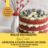 Imagem do produto Aprenda fazer bolos decorados do zero