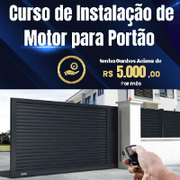 Imagem do produto curso de instalação de motor para portão