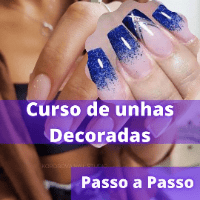 Imagem do curso ( O Guia Inspiração de Unhas Decoradas ) + Pigmentação de Sobrancelhas