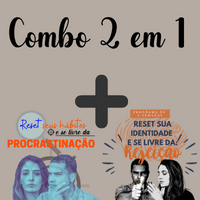 Imagem do curso COMBO 2 CURSOS: Reset sua identidade para se livrar da rejeição+ Reset seus hábitos e se livre da Procrastinação