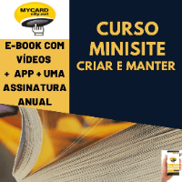 Imagem do curso CURSO MINISITE CRIAR E MANTER + APP  E E-BOOK