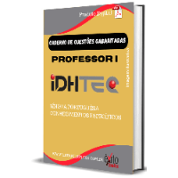 Imagem do curso CADERNO DE QUESTÕES GABARITADAS: PROFESSOR I IDHTEC 2023
