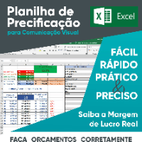 Imagem do produto Planilha de Precificação para Comunicação Visual + BRINDE