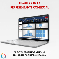 Imagem do produto Planilha de representantes comerciais