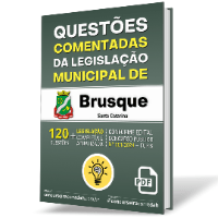 Imagem do produto Questões Comentadas da Legislação Municipal de BRUSQUE