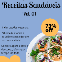 Imagem do curso Receitas Saudáveis Vol. 01