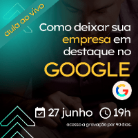 Imagem do curso Gravação aula AO VIVO Como deixar sua empresa em destaque no Google