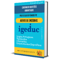 Imagem do curso CADERNO DE QUESTÕES GABARITADAS: PROFESSOR DE PORTUGUÊS, IBAM