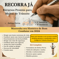 Imagem do produto RECORRA JÁ: Recursos Prontos para Multas de Trânsito