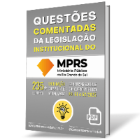 Imagem do produto Questões Comentadas da Legislação Institucional do MPRS