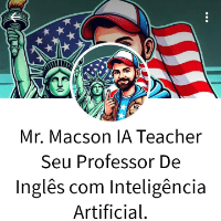 Imagem do curso Mr. Macson - IA Teacher -  Inglês com Inteligência Artificial