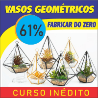 Imagem do curso vaso geometrico de vidro vasos de suculentas cactos terrario