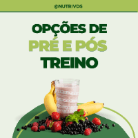 Imagem do produto Opções de Pré e Pós treino