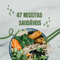 Imagem do produto 47 receitas saudáveis, práticas e baratas pra fazer em casa.