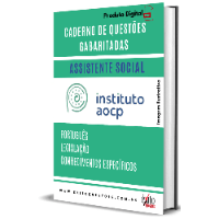 Imagem do produto CADERNO DE QUESTÕES GABARITADAS: ASSISTENTE SOCIAL, INSTITUTO AOCP