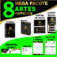 Imagem do produto MEGA PACOTE COM 8 ARTES EDITÁVEIS.