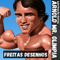 Imagem do produto Arte Digital "ARNOLD MR. OLIMPIA" por Freitas Desenhos