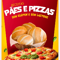 Imagem do produto Ebook de  Receitas de Pães e Pizzas  Sem Glúten e Sem Lactose