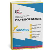 Imagem do produto CADERNO DE QUESTÕES GABARITADAS: PROFESSOR DE EDUCAÇÃO INFANTIL, FUNDATEC