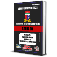 Imagem do produto CADERNO DE QUESTÕES GABARITADAS: SOLDADO PMRN 2023