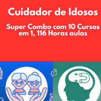 Imagem do produto SUPER COMBO CUIDADOR DE IDOSOS: 10 CURSOS EM 1 PARA QUEM QUER ATUAR COM HUMANIDADE, PROFISSIONALISMO E OPORTUNIDADE REAL DE RENDA