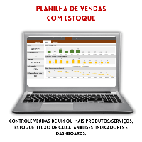 Imagem do produto Planilha Vendas com Estoque